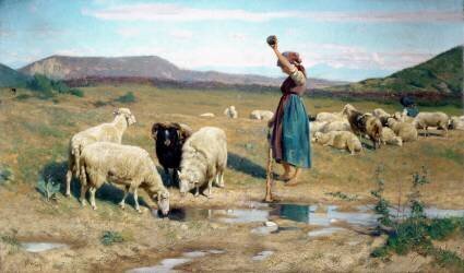 The Shepherdess (Stefano Bruzzi) - Muzeo.com