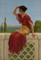 The Signal (John William Godward) - Muzeo.com