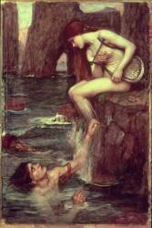 The Siren (John William Waterhouse) - Muzeo.com