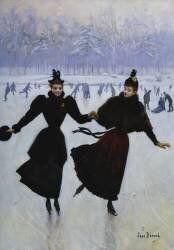 The Skaters (Jean Béraud) - Muzeo.com