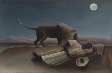 The Sleeping Gypsy (Henri Rousseau) - Muzeo.com