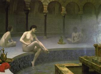 The Steam Bath (Jean-Léon Gérôme) - Muzeo.com