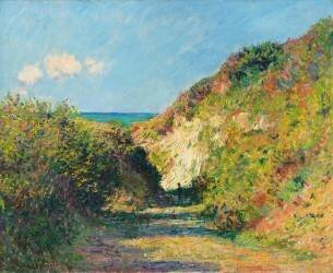 The sunken path (Claude Monet) - Muzeo.com