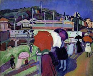 The three umbrellas (Raoul Dufy) - Muzeo.com
