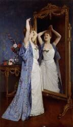 The Toilet (Auguste Toulmouche) - Muzeo.com