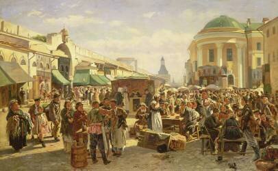 The Town Fair (Vladimir Egorovic Makovsky) - Muzeo.com