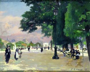 The Tuileries (Jules Ernest Renoux) - Muzeo.com