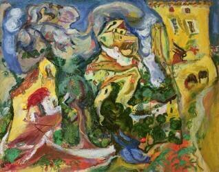 The village (Chaïm Soutine) - Muzeo.com