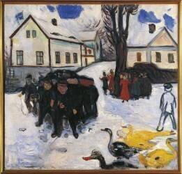 The Village Street (Edvard Munch) - Muzeo.com