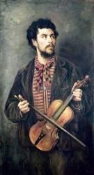 The Violin Player (Marcellin Desboutin) - Muzeo.com