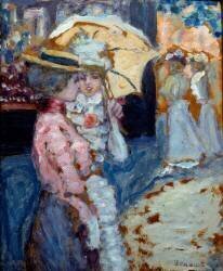 The walk (Pierre Bonnard) - Muzeo.com