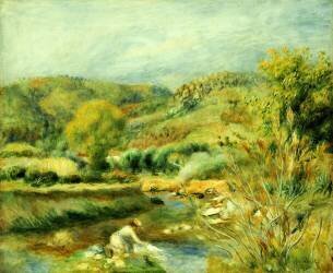 The Washerwoman (Auguste Renoir) - Muzeo.com