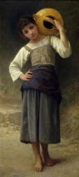 The Water Girl (William Bouguereau) - Muzeo.com