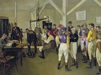 The Weighing-in Room (John Lavery) - Muzeo.com
