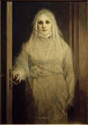 The White Lady (Gabriel von Max) - Muzeo.com