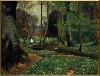 The Woodland Path (Hans Andersen Brendekilde) - Muzeo.com