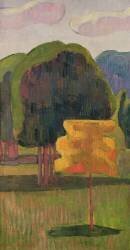 The Yellow Tree (Emile Bernard) - Muzeo.com