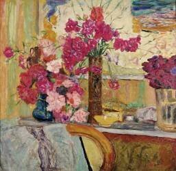 Three Bouquets (Pierre Bonnard) - Muzeo.com