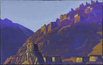 Tibetan landscape (Nicholas Roerich) - Muzeo.com