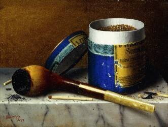 Tobacco and Pipe (William Michael Harnett) - Muzeo.com