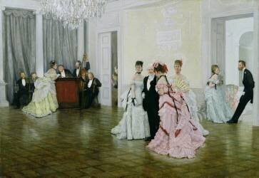 Too Early (James Tissot) - Muzeo.com