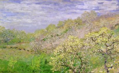 Trees in Blossom (Claude Monet) - Muzeo.com