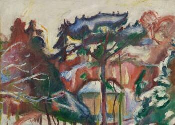 Trees in Honfleur (Achille Emile Othon Friesz) - Muzeo.com