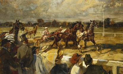 Trotting, Hoppe-Garden (German School) - Muzeo.com