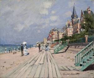Trouville Beach (Claude Monet) - Muzeo.com