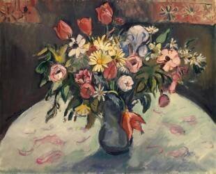 Tulips and Daisies (Achille Emile Othon Friesz) - Muzeo.com