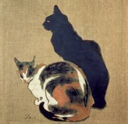 Two Cats (Théophile Alexandre Steinlen) - Muzeo.com