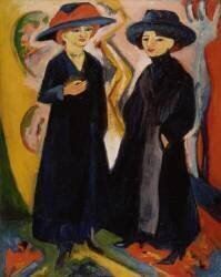 Two Women (Ernst Ludwig Kirchner) - Muzeo.com
