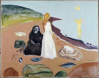 Two Women on the Beach (Edvard Munch) - Muzeo.com
