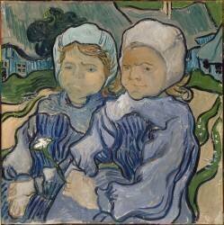 Two Young Girls (Vincent van Gogh) - Muzeo.com