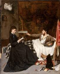 Un coin d'atelier (Hippolyte Margottet) - Muzeo.com