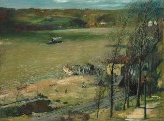 Up the Hudson (George Wesley Bellows) - Muzeo.com