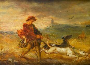 Valets de chiens (Gustave Moreau) - Muzeo.com