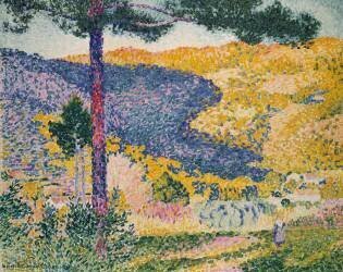 Valley with Fir (Henri-Edmond Cross) - Muzeo.com