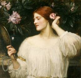 Vanity (John William Waterhouse) - Muzeo.com