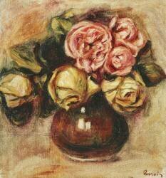 Vase of Roses (Auguste Renoir) - Muzeo.com