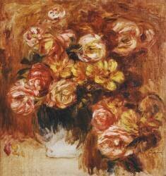 Vase of Roses (Auguste Renoir) - Muzeo.com