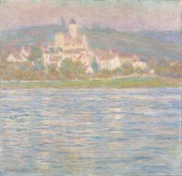 Vétheuil, effet gris (Claude Monet) - Muzeo.com