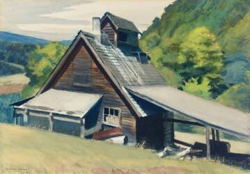 Vermont Sugar House (Edward Hopper) - Muzeo.com