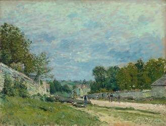 Versailles Road (Alfred Sisley) - Muzeo.com