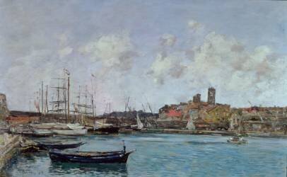 View of Antibes (Eugène Boudin) - Muzeo.com