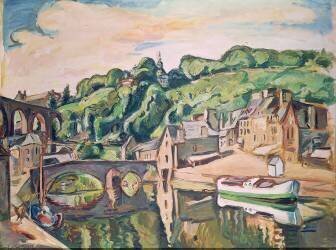 View of Dinan (Achille Emile Othon Friesz) - Muzeo.com