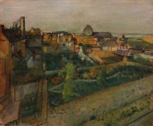 View of Saint-Valéry-sur-Somme (Edgar Degas) - Muzeo.com