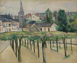 Village Square (Paul Cézanne) - Muzeo.com