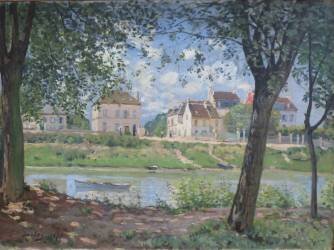 Villeneuve-la-Garenne (Alfred Sisley) - Muzeo.com