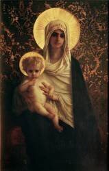 Virgin and Child (Ernest Hébert) - Muzeo.com